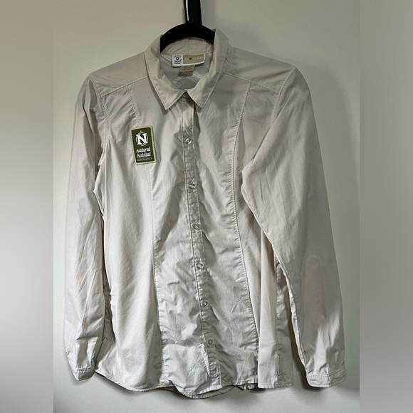 Exofficio Insect Shield Pinstriped Top Sz Small (4-6) - Picture 2 of 10